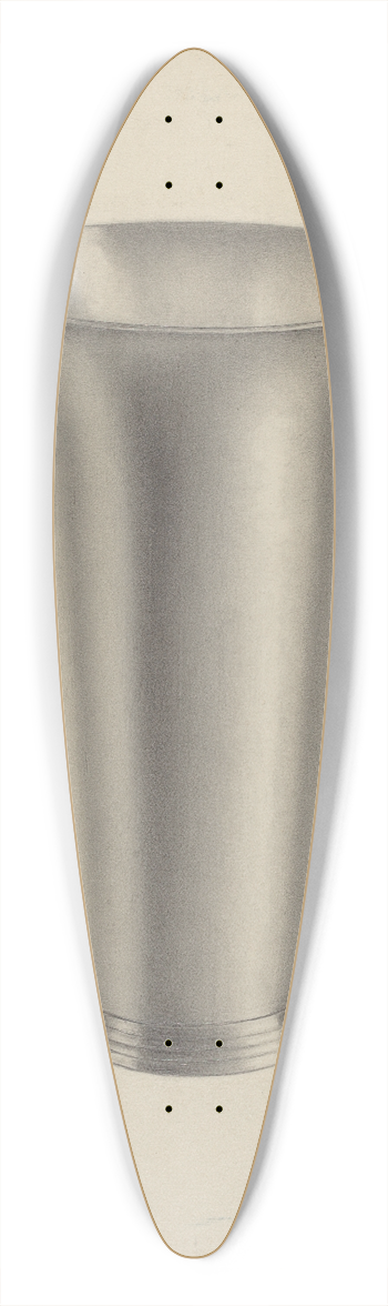 Aaron Fastovsky - Silver Communion Cup 39.3 inch art pintail longboard deck