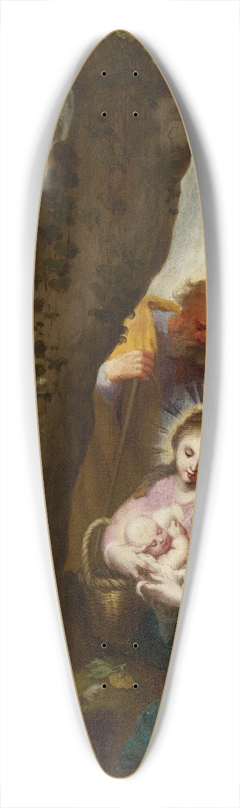 Abraham Bloemaert - The Flight into Egypt 39.3 inch art pintail longboard deck