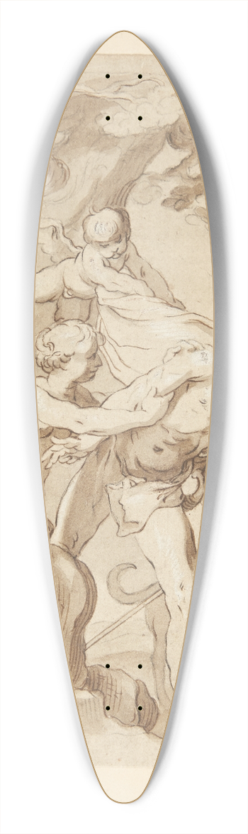 Abraham Bloemaert - Venus and Adonis 39.3 inch art pintail longboard deck