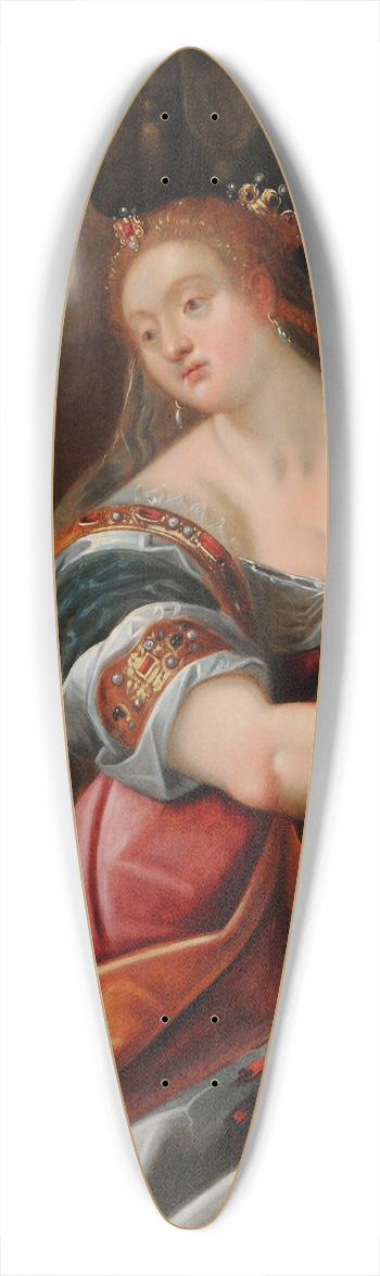 Abraham Matthys - Judith 39.3 inch art pintail longboard deck