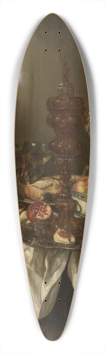 Abraham van Beyeren - Prunkstillleben 39.3 inch art pintail longboard deck