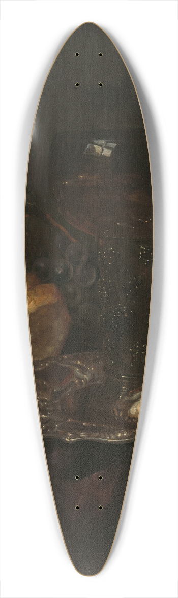 Abraham van Beyeren - Still Life 39.3 inch art pintail longboard deck
