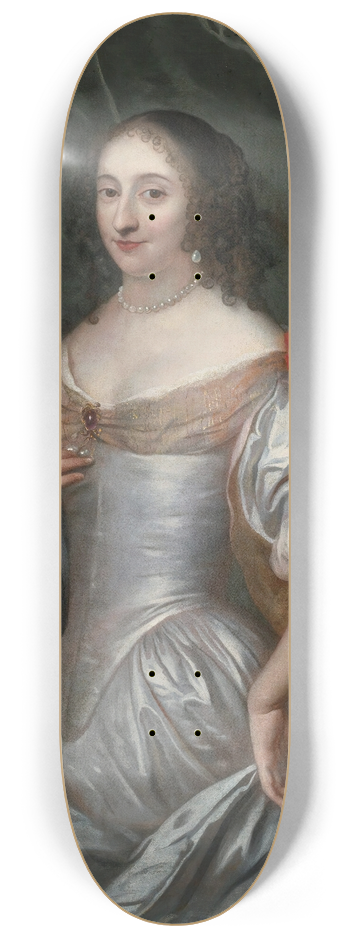 Jan De Baen - Portrait Of A Lady 8.25 inch art skate deck