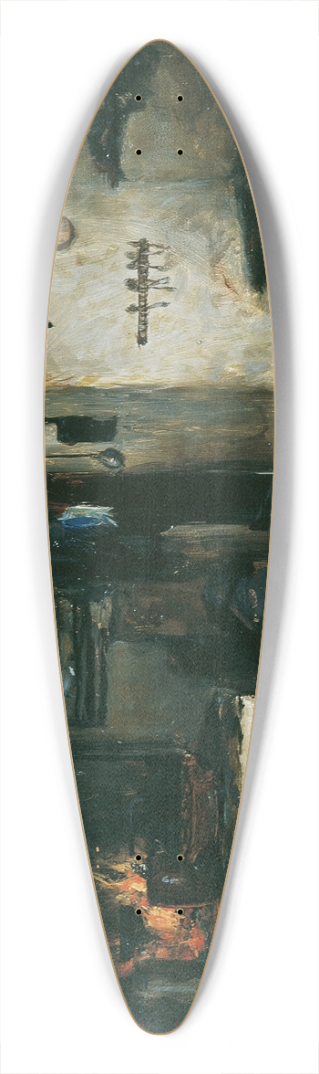 Adalbert Franz Seligmann - Rauchkche 39.3 inch art pintail longboard deck