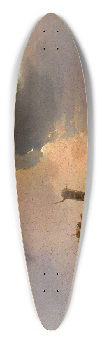 Adalbert Stifter - Westungarische Landschaft  Blick vom Leithagebirge 39.3 inch art pintail longboard deck