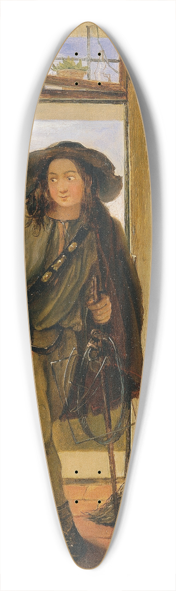 Adam Brenner - Der Drahtbinder in der Kche 39.3 inch art pintail longboard deck