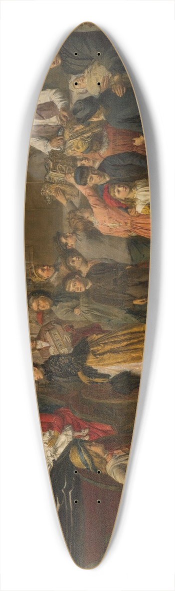 Adolf Heinrich-Hansen - Poverty And Wealth 39.3 inch art pintail longboard deck