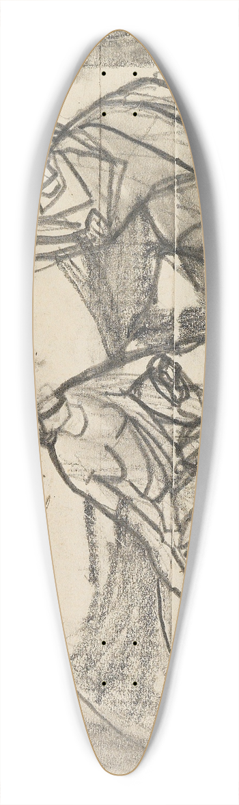 Adolf Hlzel - Figrliche Szenen 39.3 inch art pintail longboard deck