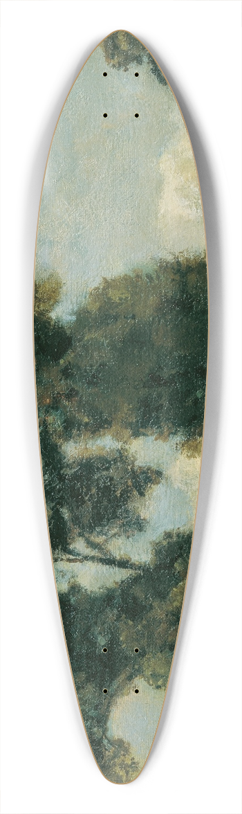 Adolf Hlzel - Silberpappeln 39.3 inch art pintail longboard deck