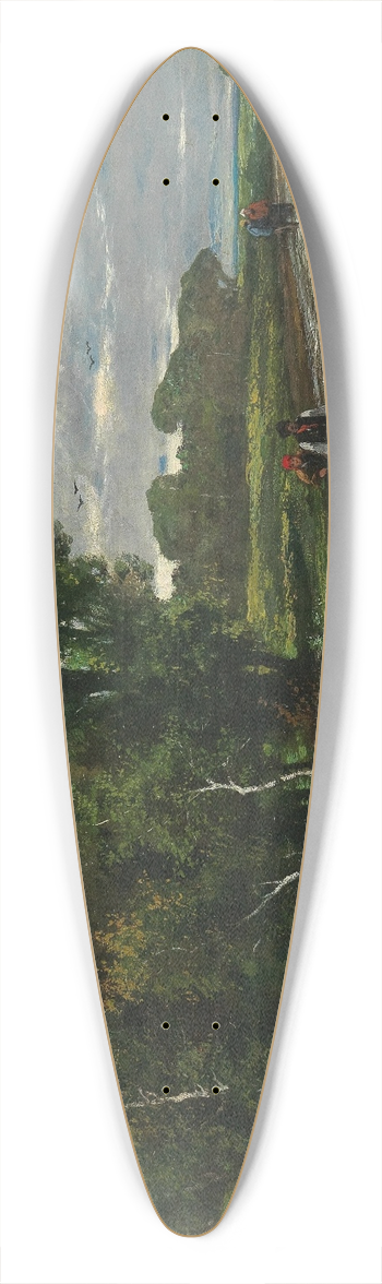 Adolf Kaufmann - After the Rain 39.3 inch art pintail longboard deck