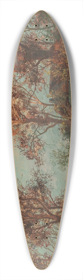 Adolf Kaufmann - A Summer Evening 39.3 inch art pintail longboard deck