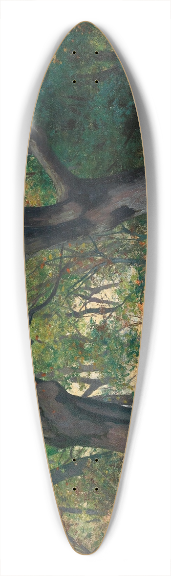 Adolf Kaufmann - Autumn Morning 39.3 inch art pintail longboard deck