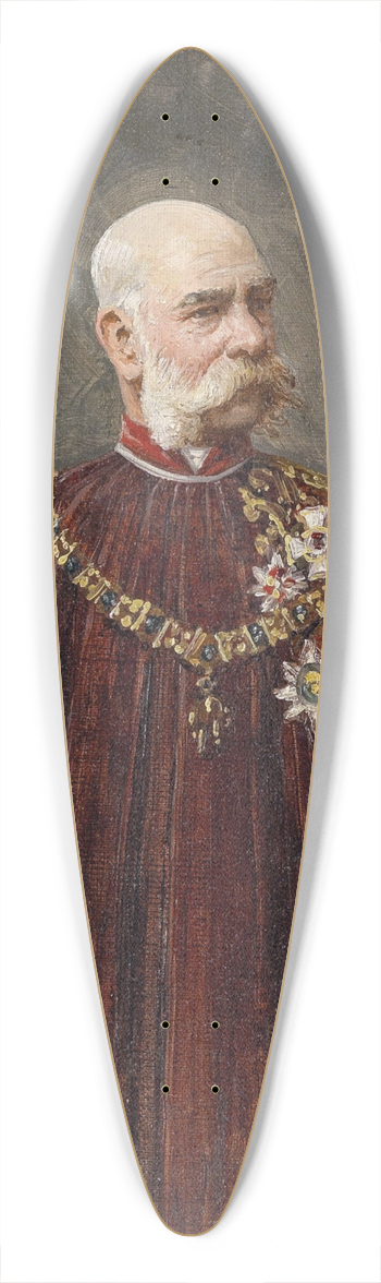 Adolf Liebscher - Franz Joseph 39.3 inch art pintail longboard deck