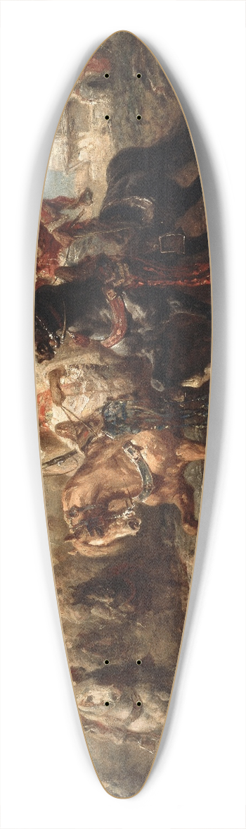 Adolf Schreyer - Arabs 39.3 inch art pintail longboard deck