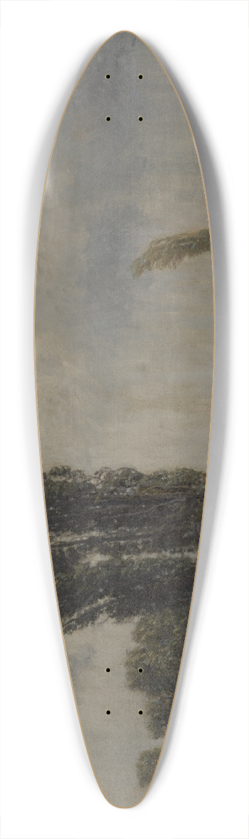 Adolf Stbli - Flood 39.3 inch art pintail longboard deck