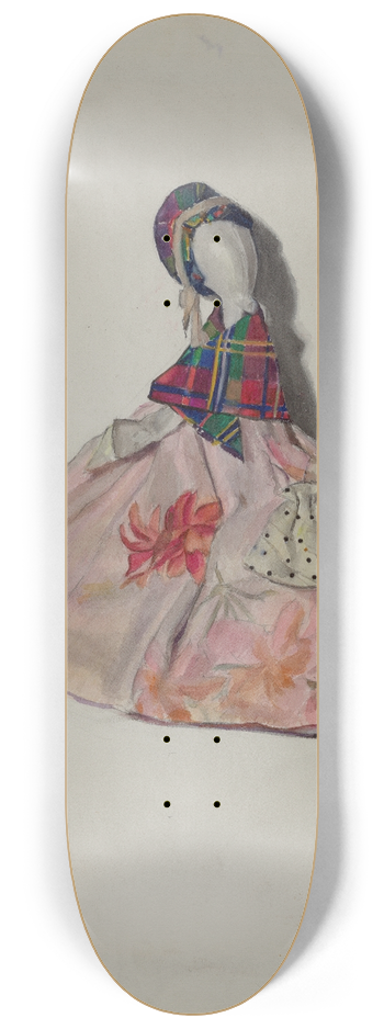 Jane Iverson - Clay Pipe Doll 8.25 inch art skate deck