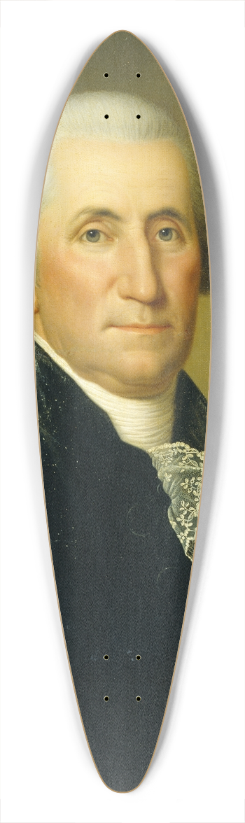 Adolf Ulrik Wertmller - George Washington 39.3 inch art pintail longboard deck