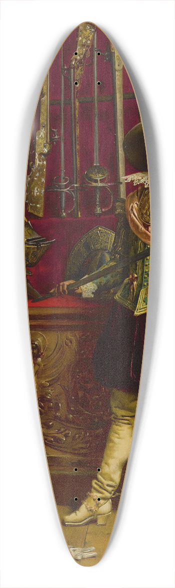 Adolphe-Alexandre Lesrel - At The Swordsmiths 39.3 inch art pintail longboard deck