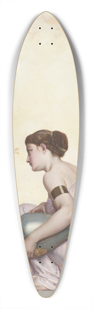 Adolphe-Alexandre Lesrel - Le lis est mort 39.3 inch art pintail longboard deck