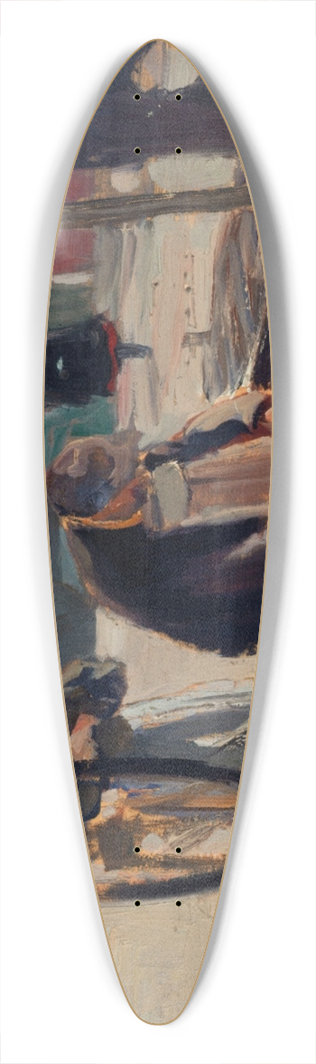 Adolphe-Ernest Gumery - Rmouleur  Passy 39.3 inch art pintail longboard deck