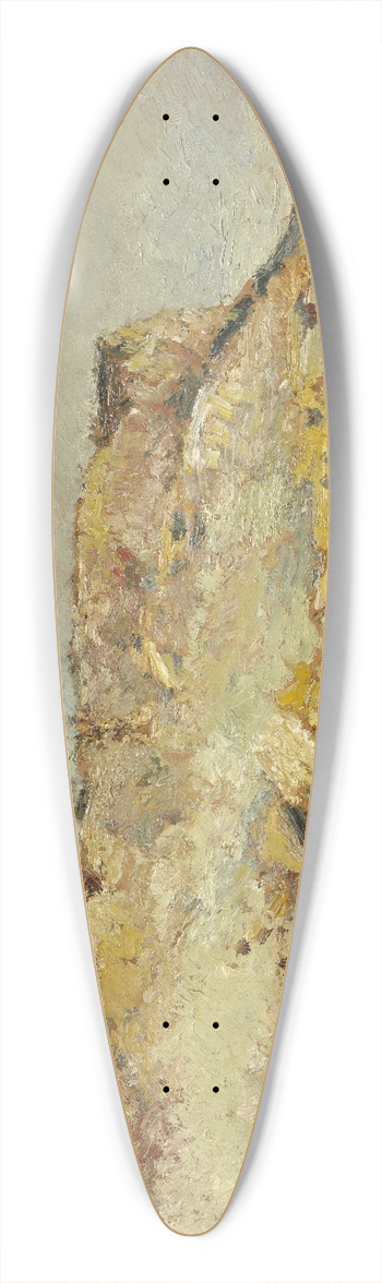 Adolphe Monticelli - Coastal Mountains 39.3 inch art pintail longboard deck