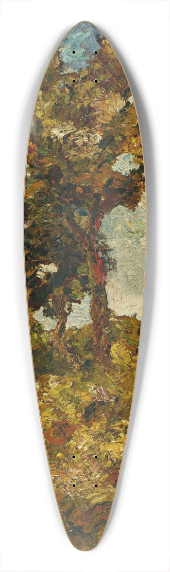 Adolphe Monticelli - Les Arbres 39.3 inch art pintail longboard deck