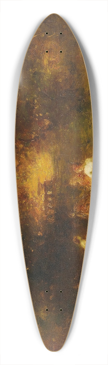 Adolphe Monticelli - Women Bathing 39.3 inch art pintail longboard deck