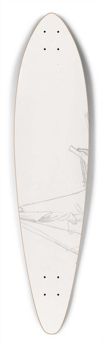 Adolph Tidemand - Bt, Arild 39.3 inch art pintail longboard deck