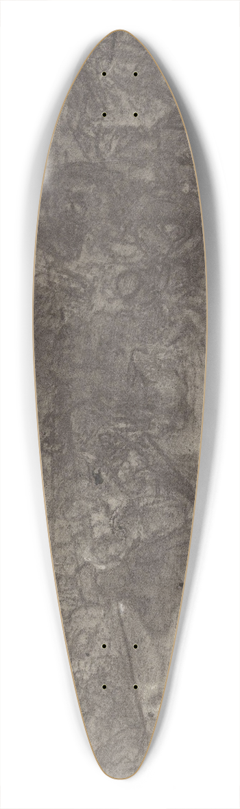Adolph Tidemand - Et bondebryllup 39.3 inch art pintail longboard deck