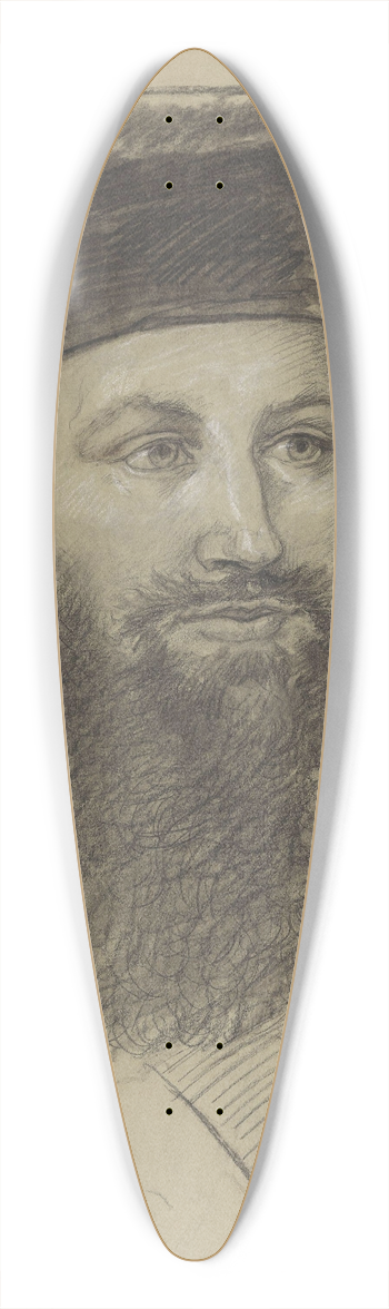 Adolph Tidemand - Niels Simonsen Glostrup 39.3 inch art pintail longboard deck