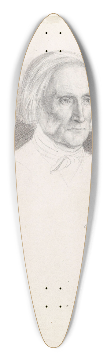 Adolph Tidemand - Ola Bolstad 39.3 inch art pintail longboard deck