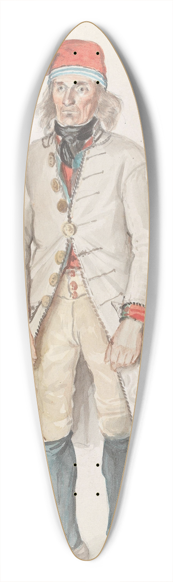 Adolph Tidemand - Ole Andersen Stamstad 39.3 inch art pintail longboard deck