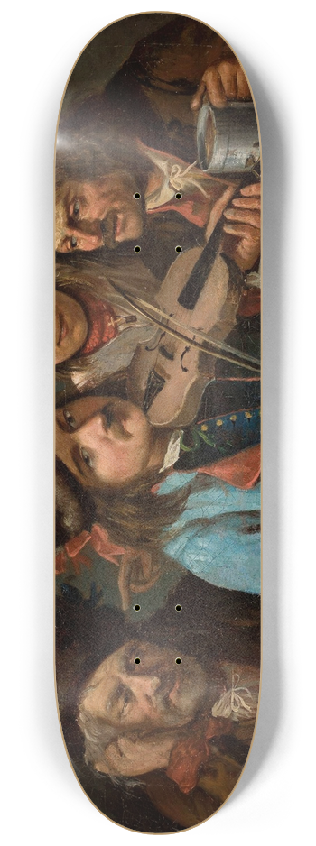 Jan Feliks Piwarski - In a tavern 8.25 inch art skate deck