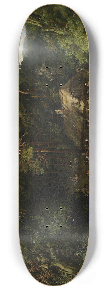 Jan Feliks Piwarski - The Last Penny tavern near Warsaw 8.25 inch art skate deck