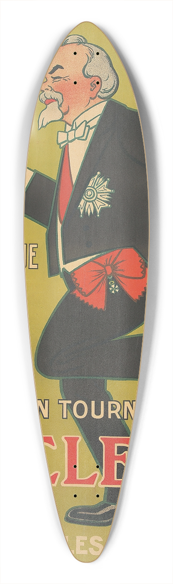 Adrien Barrre - Select 39.3 inch art pintail longboard deck