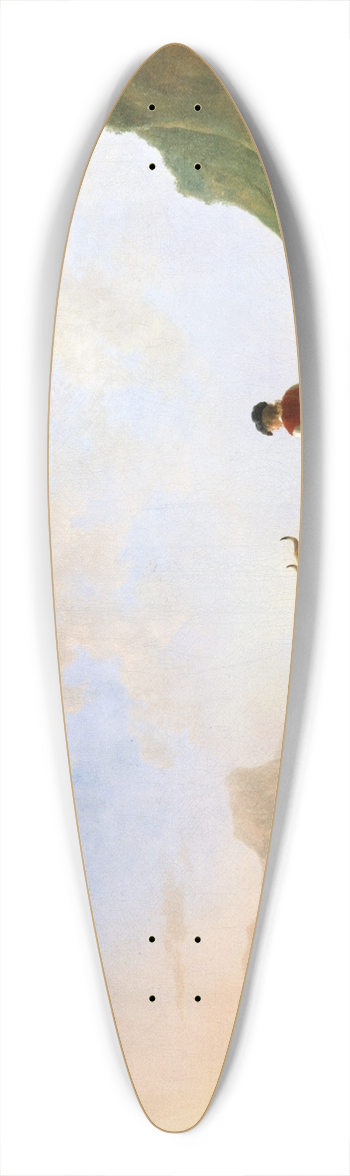 Aelbert Cuyp - Herdsmen with Cows 39.3 inch art pintail longboard deck