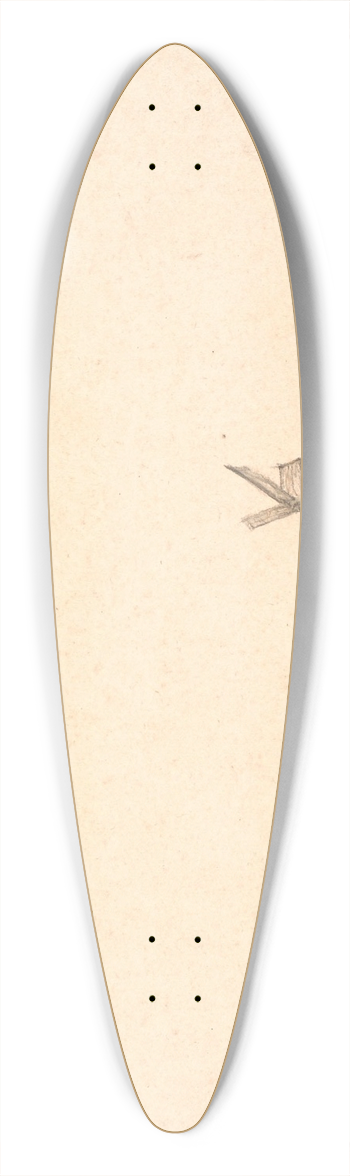 Aelbert Cuyp - Landskab med en mlle 39.3 inch art pintail longboard deck