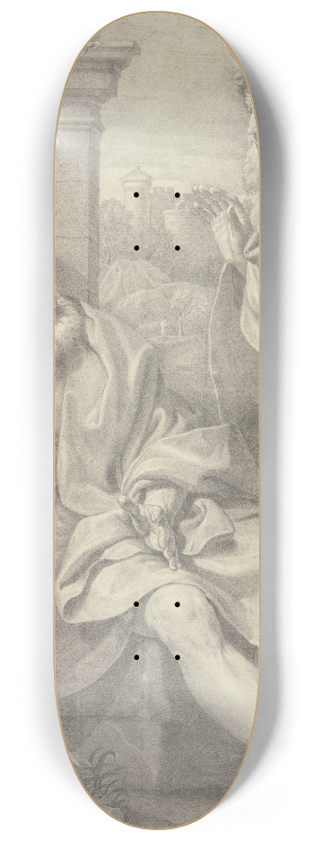 Jan Frederik Schierecke - Die Heiligen Petrus und Paulus 8.25 inch art skate deck