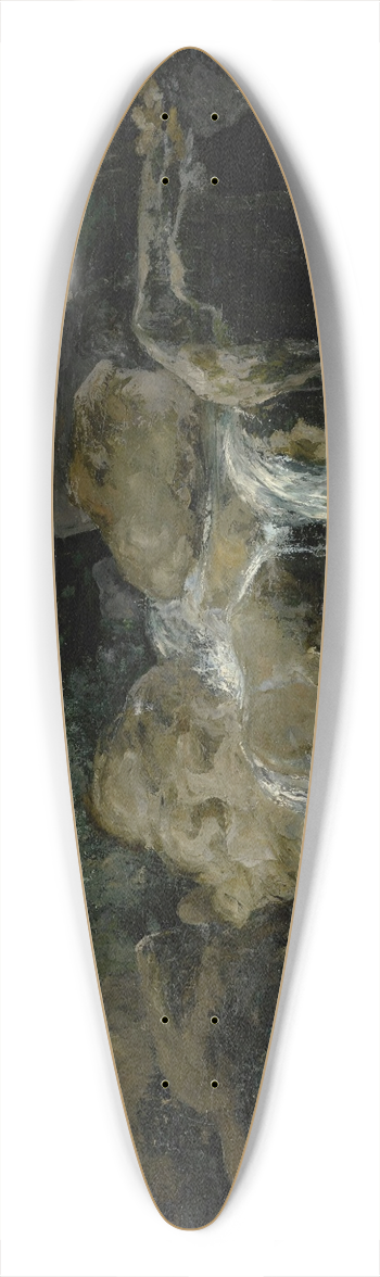 Aim Perret - Hommage  Gustave Courbet 39.3 inch art pintail longboard deck