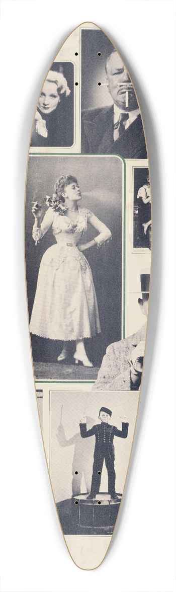 Alan Peckolick - Good-bye to all that  Harris Lewine 39.3 inch art pintail longboard deck