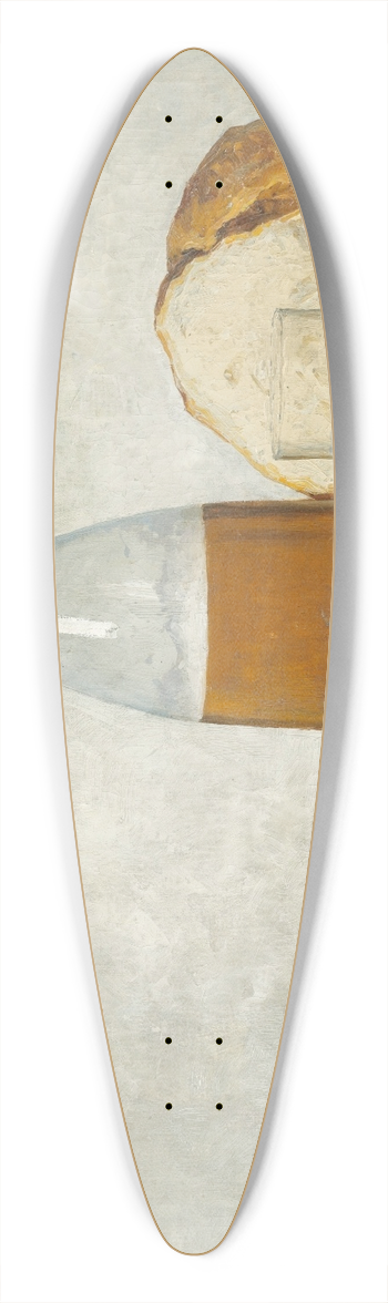 Albert Anker - Still Life; Herrings 39.3 inch art pintail longboard deck
