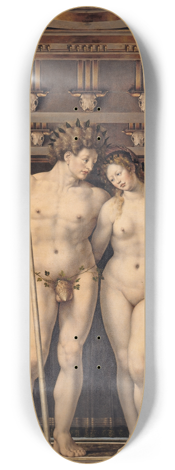 Jan Gossaert - Neptune and Amphitrite 8.25 inch art skate deck