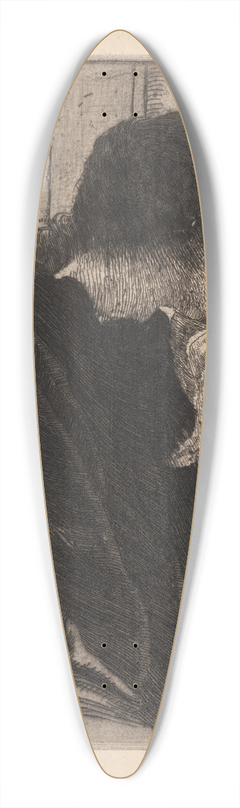 Albert Besnard - Sadness 39.3 inch art pintail longboard deck