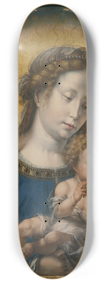 Jan Gossaert - Virgin and Child 8.25 inch art skate deck