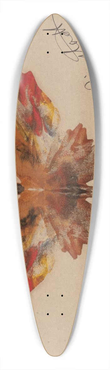 Albert Bierstadt - Butterfly 39.3 inch art pintail longboard deck