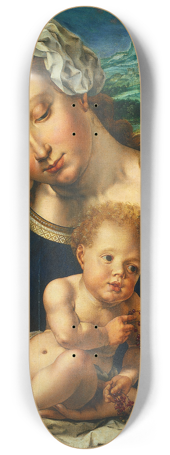 Jan Gossaert - Virgin and Child in a Landscape 8.25 inch art skate deck
