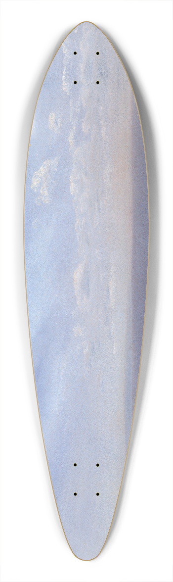 Albert Bierstadt - Cloud Study with Sea and Sky 39.3 inch art pintail longboard deck
