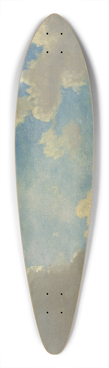 Albert Bierstadt - Indian Encampment 39.3 inch art pintail longboard deck