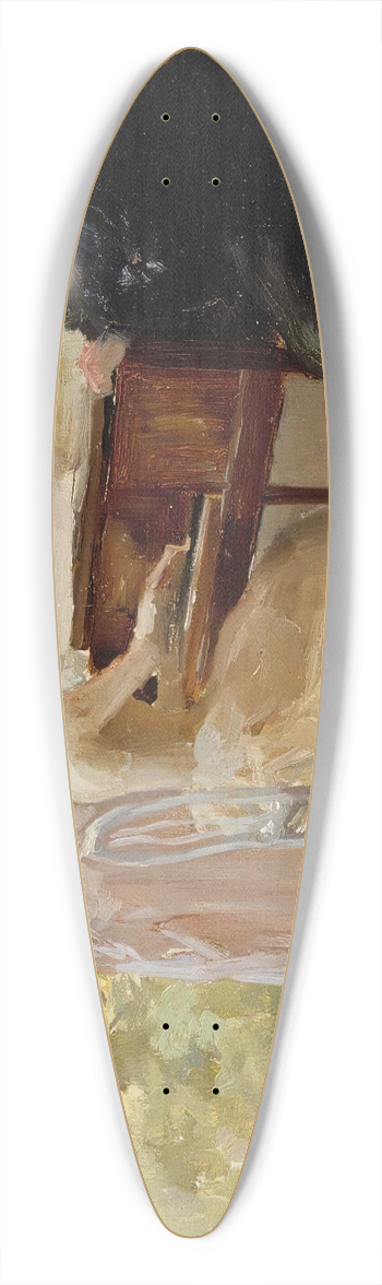 Albert Edelfelt - In The Drawing Room At Haikko, Study 39.3 inch art pintail longboard deck