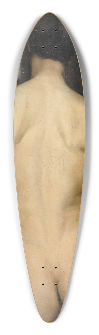 Albert Edelfelt - Male Model, Academy Study 39.3 inch art pintail longboard deck